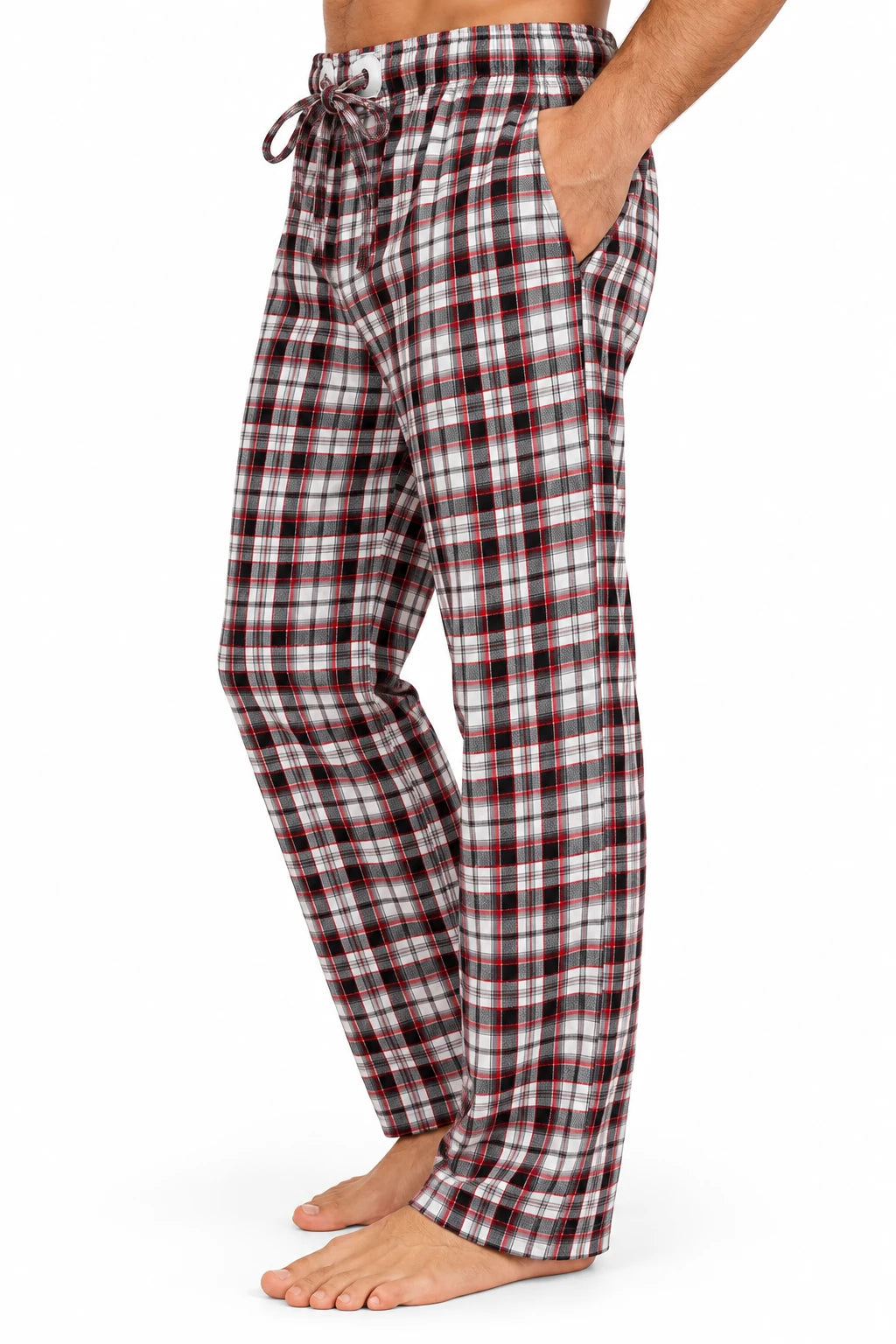 Men’s Cotton Plaid Pajama Pants